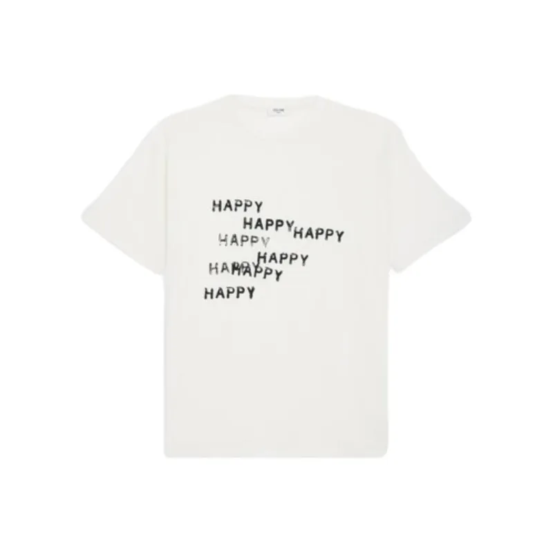 CELINE T Shirts Men White-0