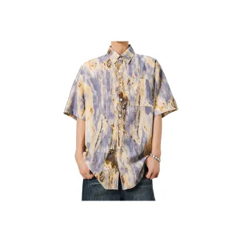 FORCEPULR Shirts Unisex Yellow Purple