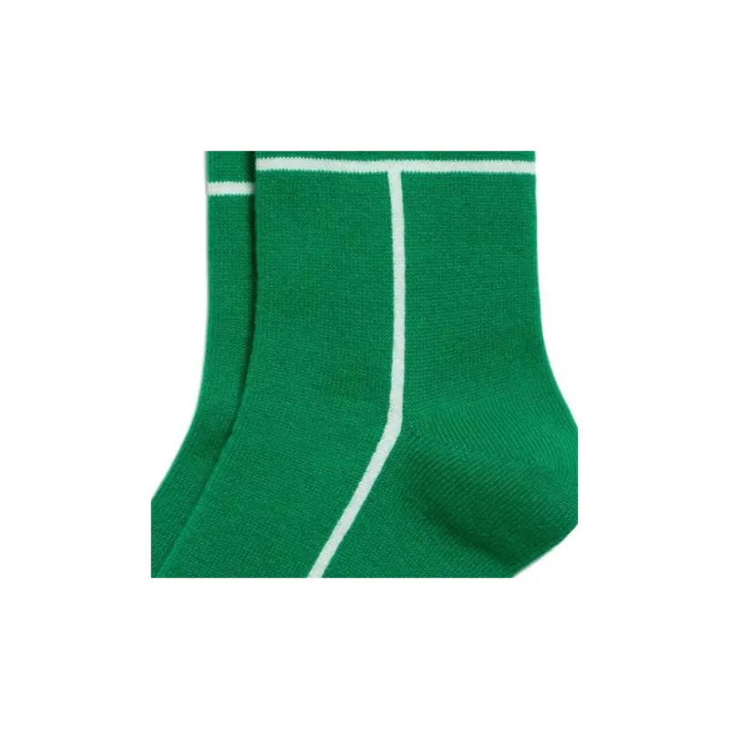 LACOSTE Mid Calf Socks Men's 1 Pack Green-1