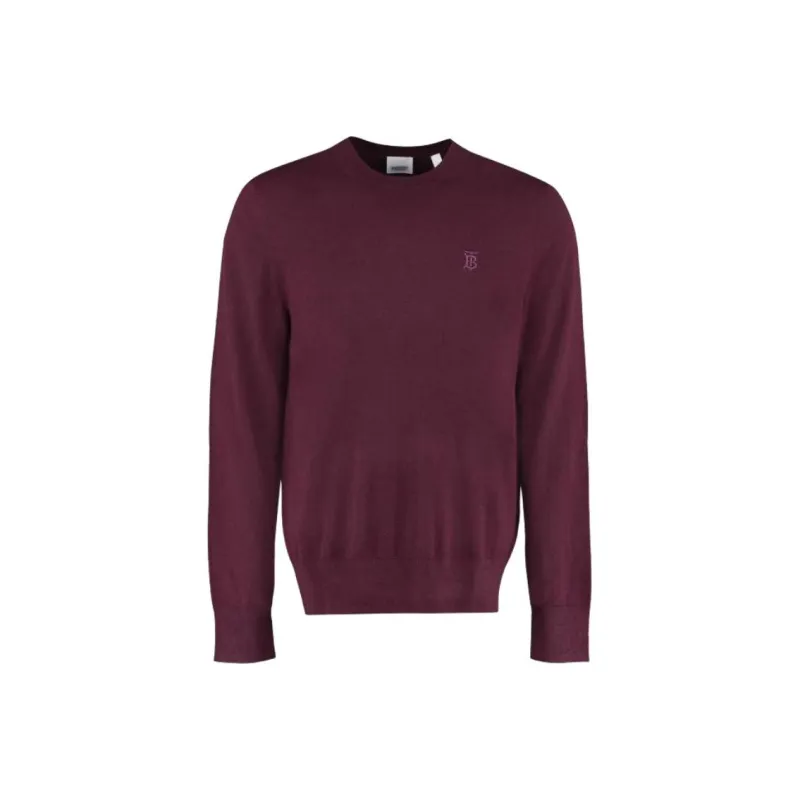Burberry Sweater Men's Burgundy-0