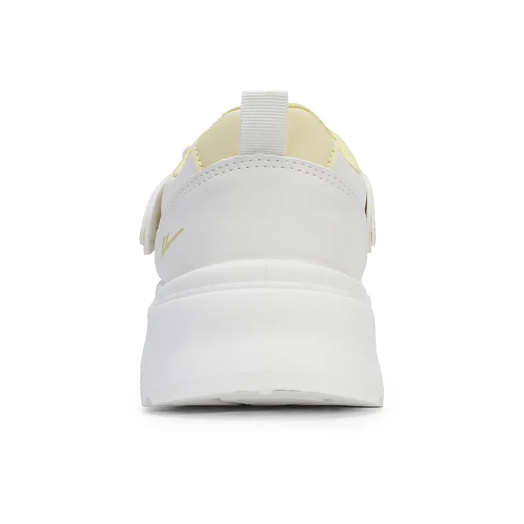 Warrior Abrasion Resistant Slip Resistant Low Top Casual Shoes Women's Beige Yellow-4