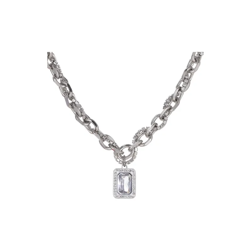 JEANSWEST Titanium Steel Necklaces Unisex-0