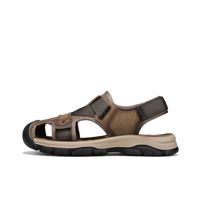 Baibianzhiheren Beach Sandals Men's-5