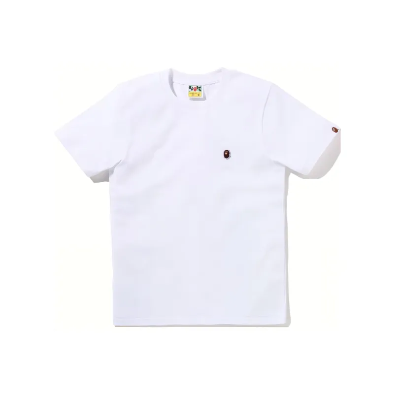 A BATHING APE Logo patch T shirt-0