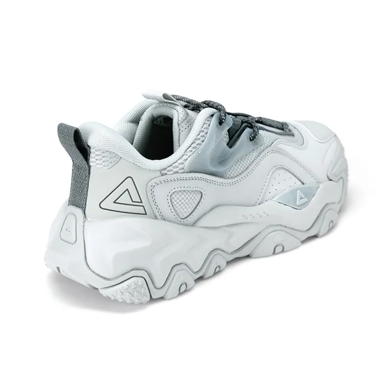 PEAK Tai Ji2.0 Height Increasing Cushioning Low Top Casual Shoes Men's Smoke Gray-3