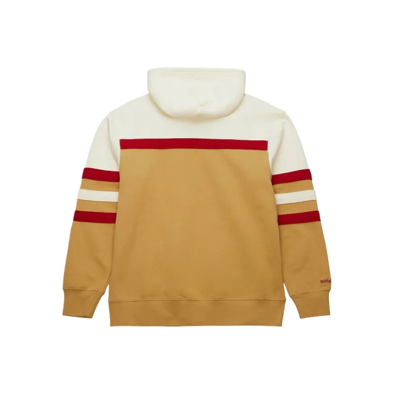 Mitchell Ness Nba Head Coach Bulls 'Tan/Cream' Hoodie-1