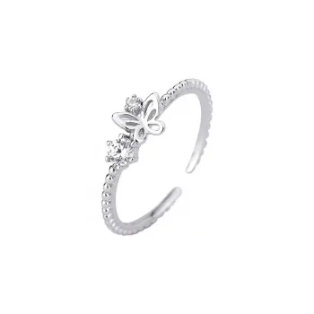 Zhi Yu Yun Xiang S 999 Fine Silver Rings Women's
