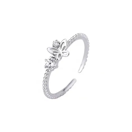Zhi Yu Yun Xiang S 999 Fine Silver Rings Women's