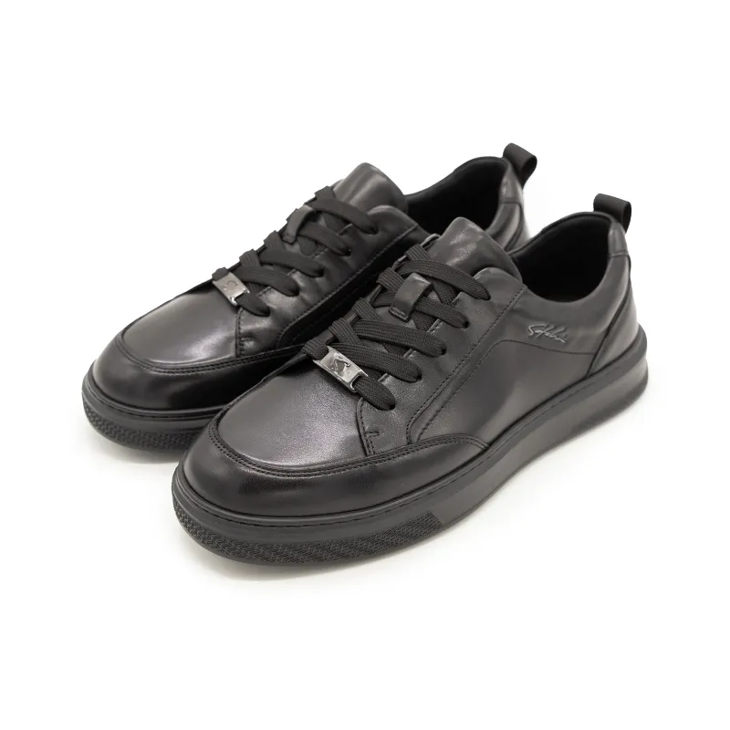 Satchi Low Top Skateboard Shoes Men's Black-2