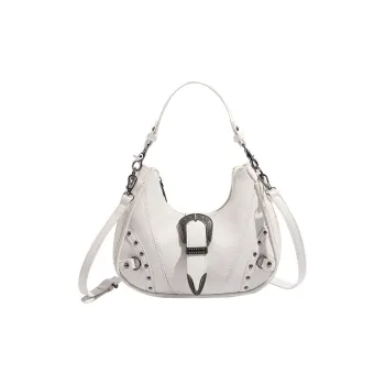 Jade En Plus PU Portable Crossbody Bag, Shoulder Bag Regular Women's Ivory White