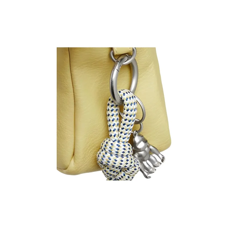 Kipling PU Shoulder Bag Women's Yellow-4
