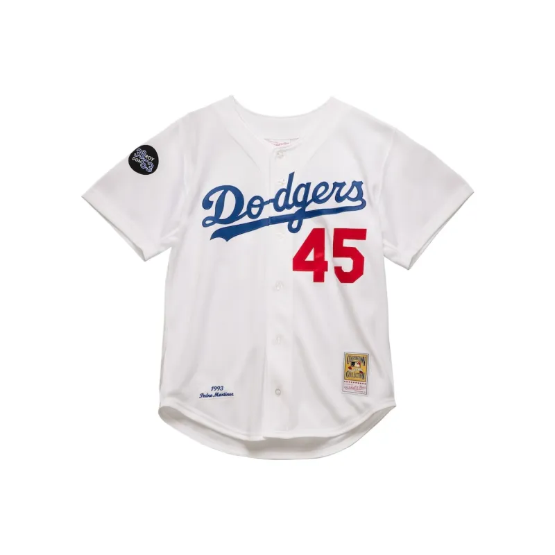 Mitchell Ness 'MLB Los Angeles Dodgers 1993 Pedro Martinez' Authentic Jersey T shirt-0