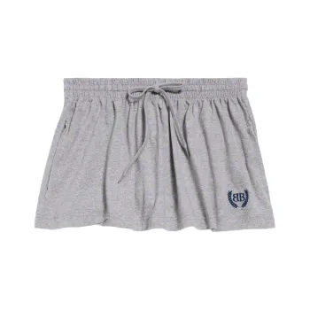 Balenciaga FW25 Casual Short Skirts Regular Fit Women's Gray