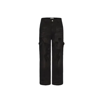 EGO FETCH Cargo Pants Unisex Black