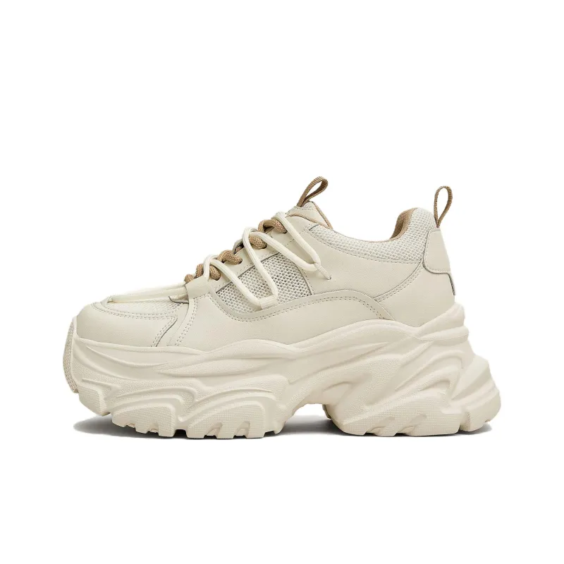TATA Breathable Height Increase Low Top Chunky Sneakers Women's-0