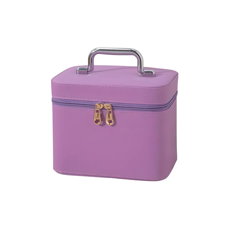 Gentle Welcome Cream Solid Color, Minimalist Style, Large Capacity Makeup Bags-16