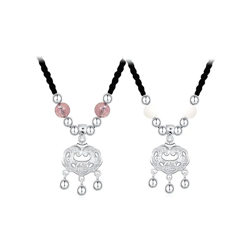 KiNGZiT White Jade Bodhi Necklaces Unisex-4
