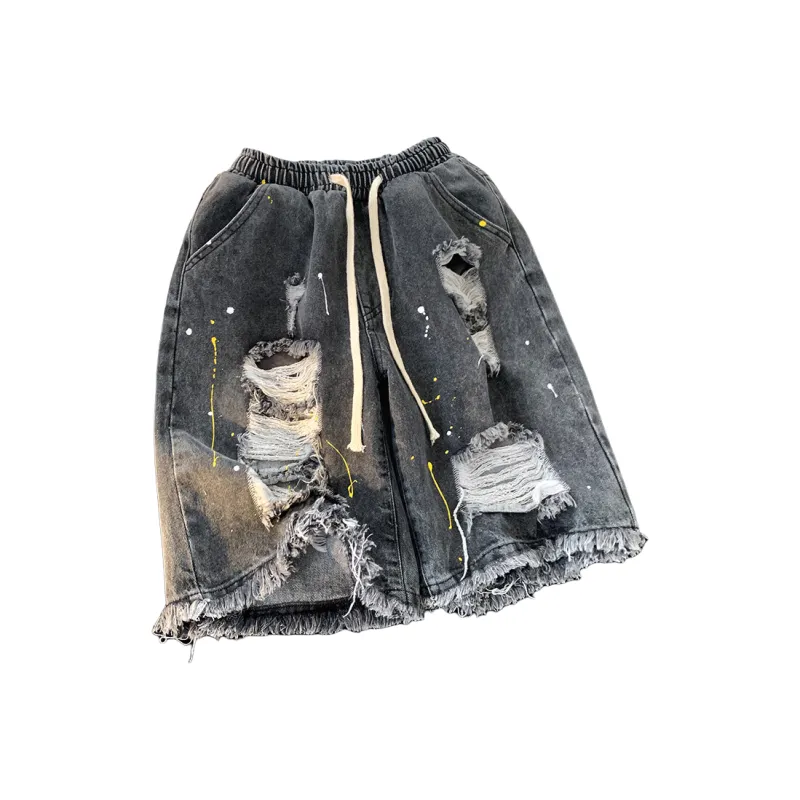 LUYUSHANYU Denim Shorts Women's-0