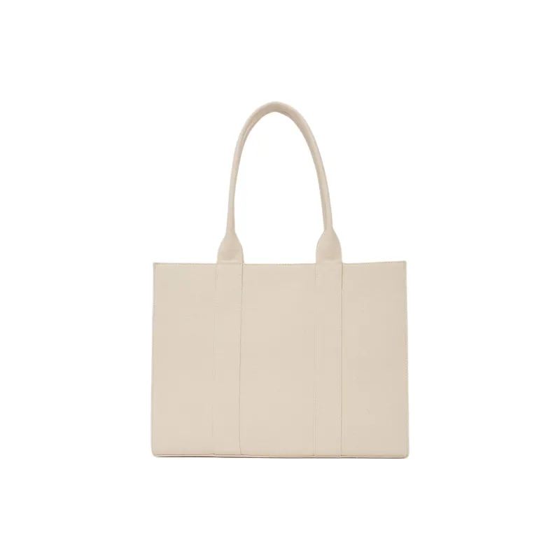 KARL LAGERFELD Recycled Cotton Tote Bag, Shopping Bag, Shoulder Bag Tubas Women's Natural-1
