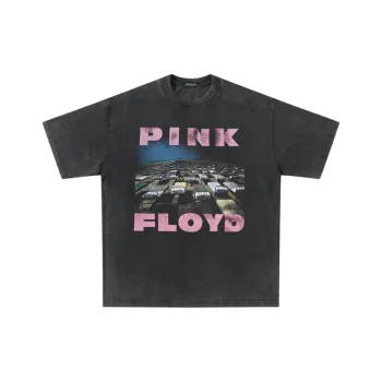 WKOOG T-Shirts Unisex Washed Black