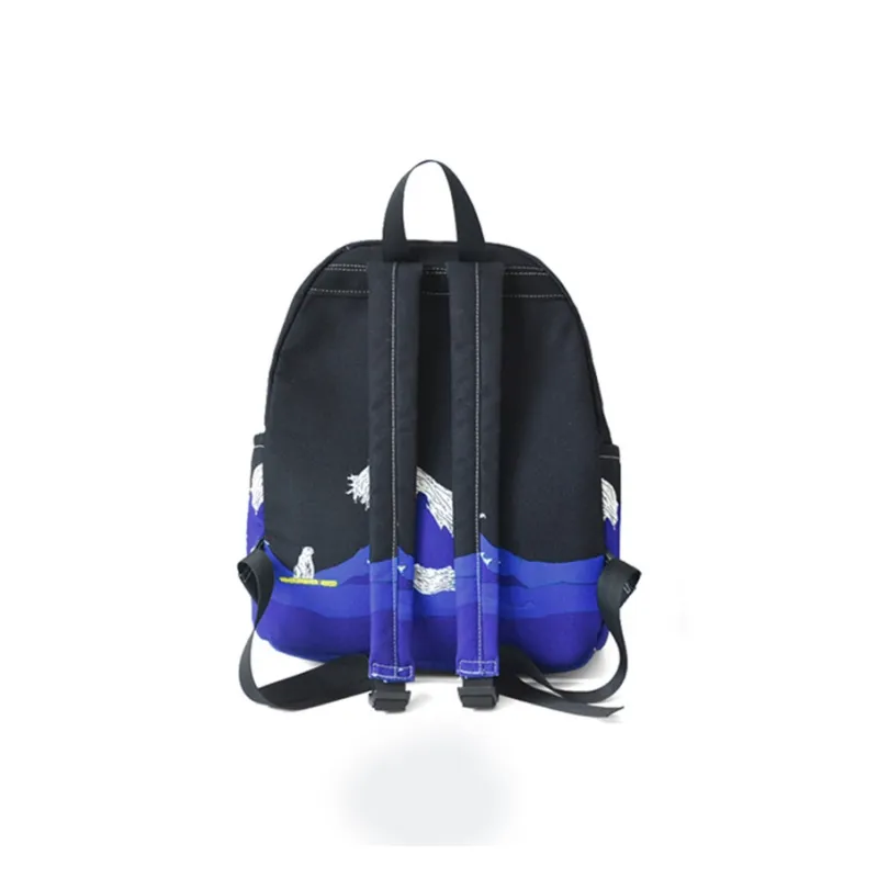 POY Oxford Backpack Unisex Surfing Bear-1