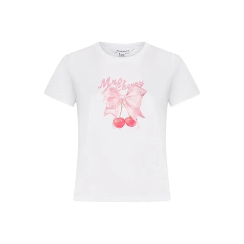 URBAN REVIVO T Shirts Women's White-0
