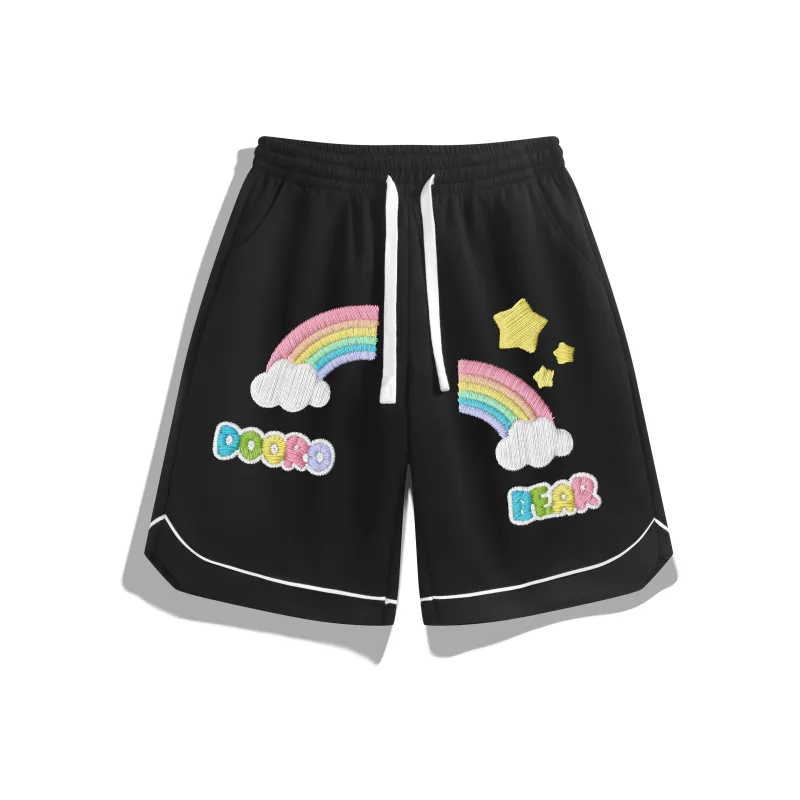 Budding Bear Casual Shorts Unisex-4
