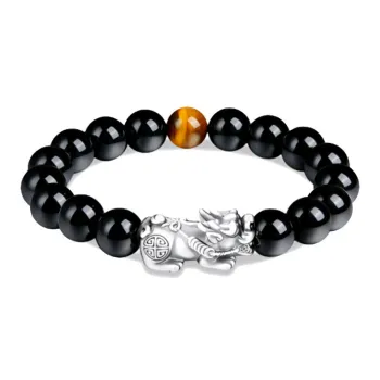 Blooming Petals Ebony Bracelets Unisex