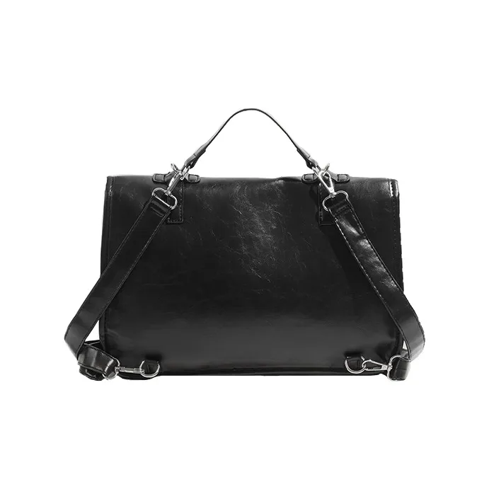 Jade En Plus PU Backpack Women's Hepburn Black-4
