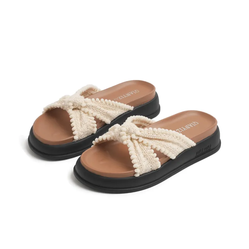 NUNZ Rubber Sole Quick Dry Slide Slippers Women's-15