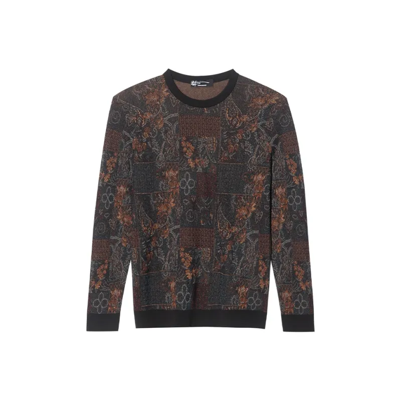 ANDREW MACKENZIE Sweaters Men Blue Orange-0