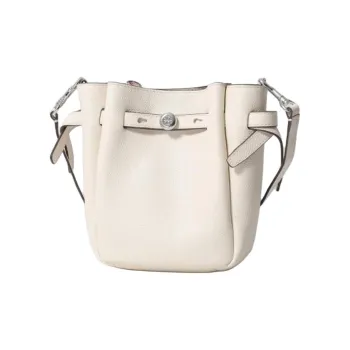 TORY BURCH Romy Cow Leather Crossbody Bag, Shoulder Bag Trumpets Women's Pound Cake Color