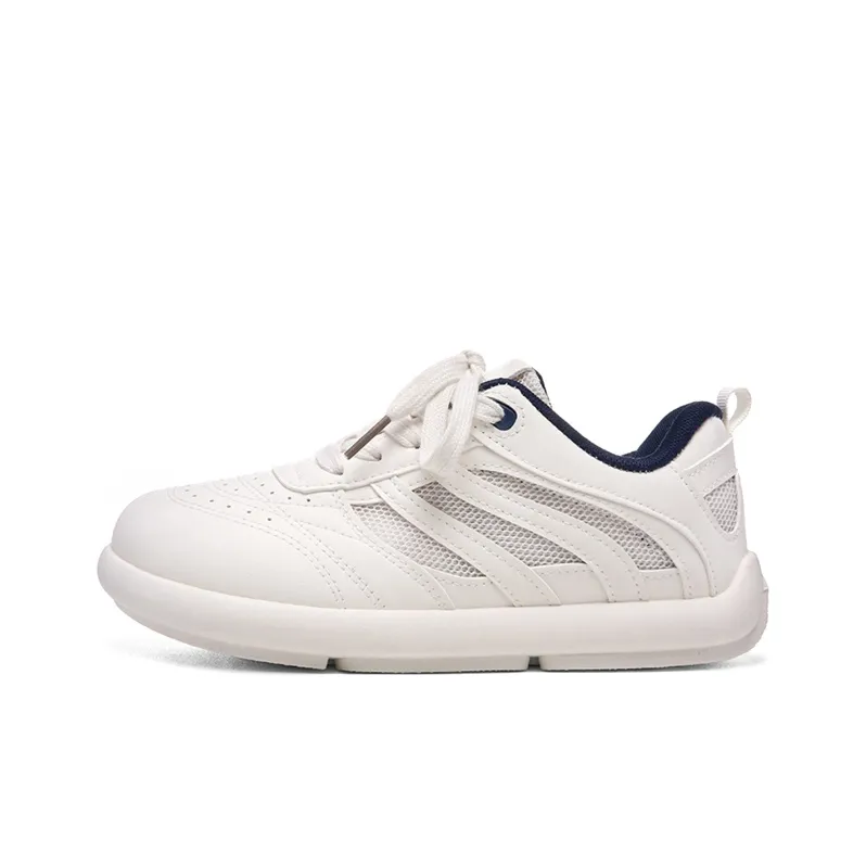 Ordifen Low Top Skateboard Shoes Women's Beige Blue-0