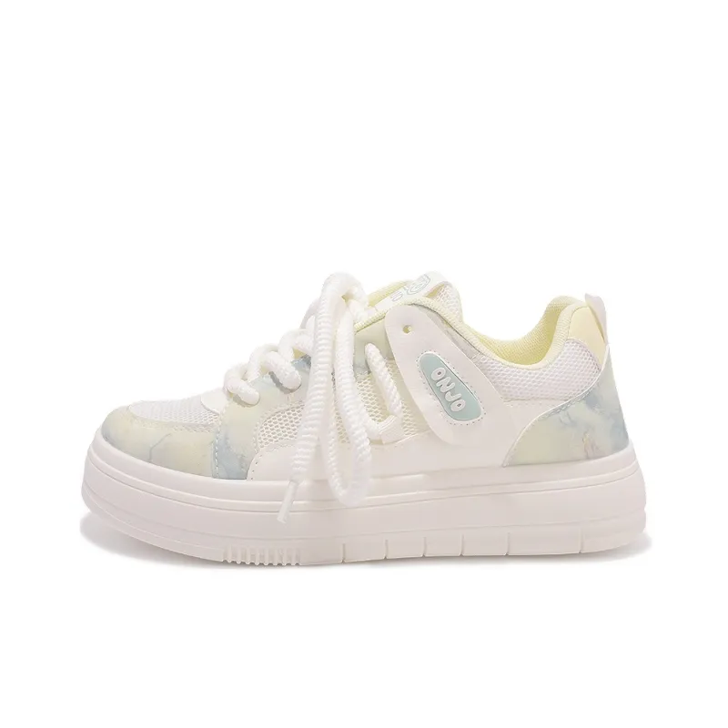 SNXR Low Top Skateboard Shoes Women's Misty Blue-0