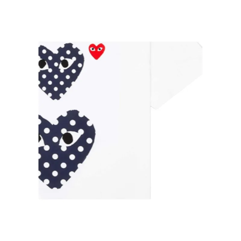CDG Play Polka Dot Duo T Shirt-2
