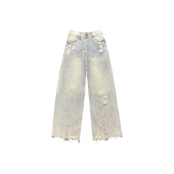 ASHER LEVINE Jeans Unisex Light Blue
