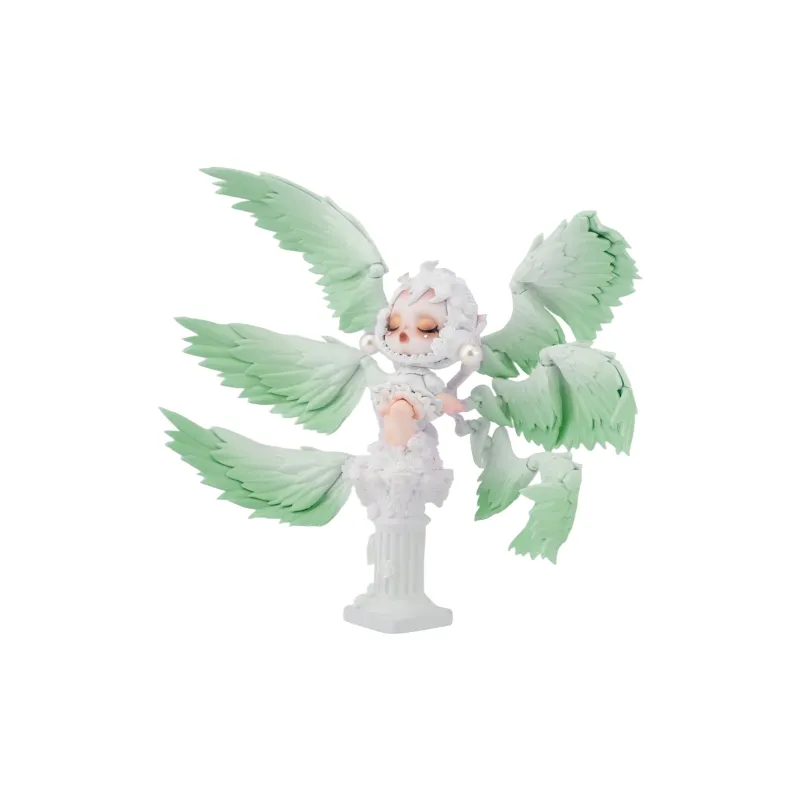 [Modified Doll] POP MART SKULLPANDA Photo Collection Six Winged Angel Hang Tag Box 18cm-26
