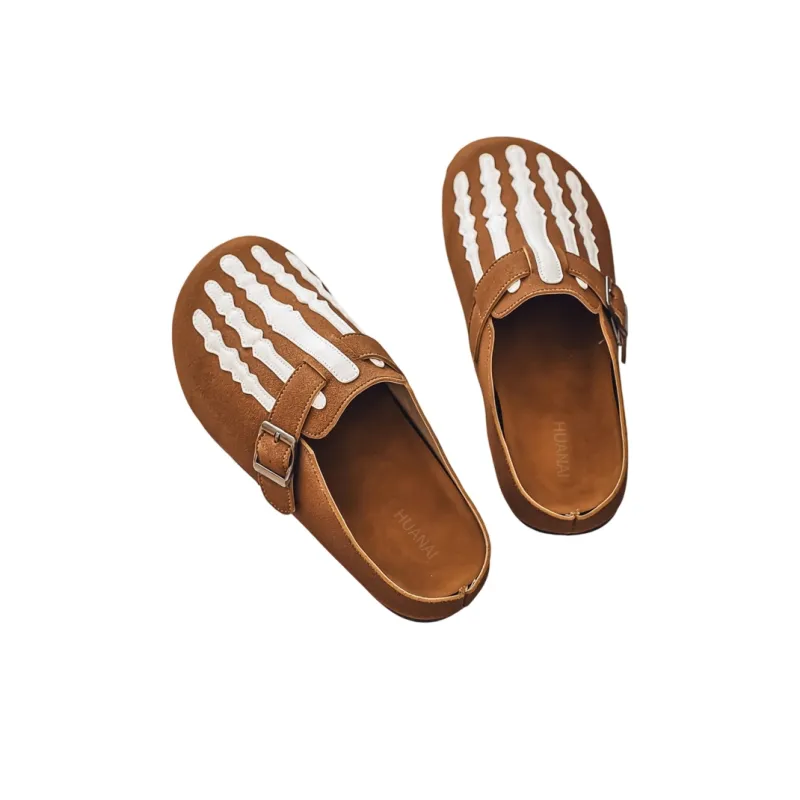 HUANAI Quiet Closed Toe Slippers Men's-13