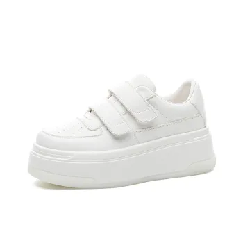 PLO CART Low Top Skateboard Shoes Women's White