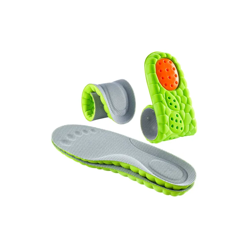 Footprint Tribe Breathable Mesh+PU+GEL Cushioning Layer Insoles Unisex-6