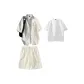 C351DK96 White Set+260G 100% cotton T-Shirt