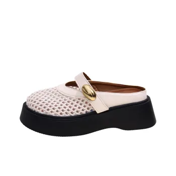 NUNZ Rubber Sole Odor Resistant Closed Toe Slippers Women's