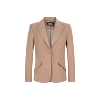 KARL LAGERFELD SS25 Business Suit Coat Women's Camel