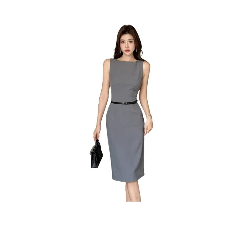 Mu Xiao Xin Sleeveless Dress Women's-0