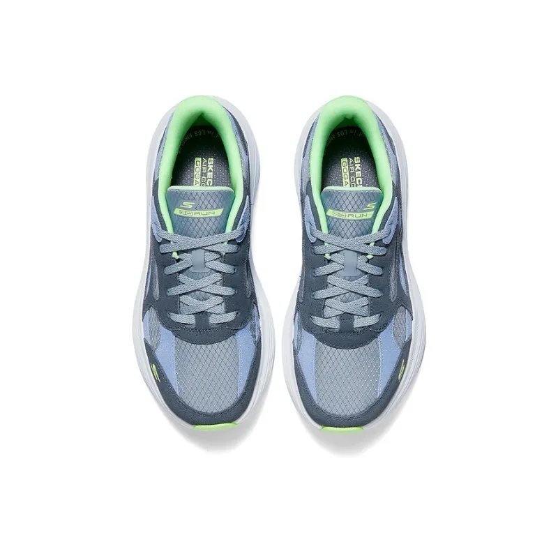 Skechers Women's GO Series Low Top Running Shoes Women's Gray Blue-2
