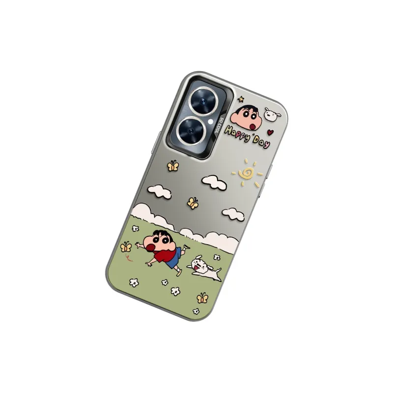YICAIJIA Matte Material Reclining Shin Chan H Phone Cases Compatibility With MVMOM 20/30 Trendy And Cool-3