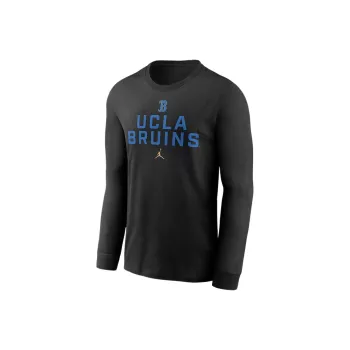 JORDAN Ucla Sideline Men's JORDAN Brand Dri FIT College Long Sleeve T Shirt