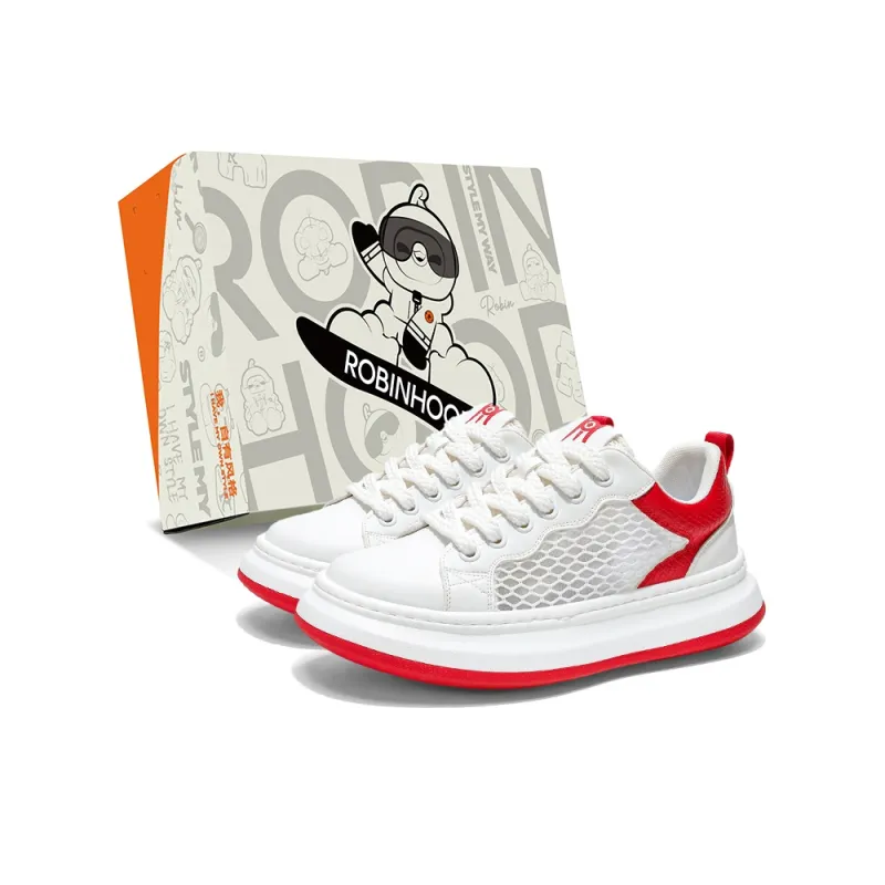 ROBINHOOD Slip Resistant, Abrasion Resistant, Lightweight, Breathable Low Top Skateboard Shoes Men's Box Included-6