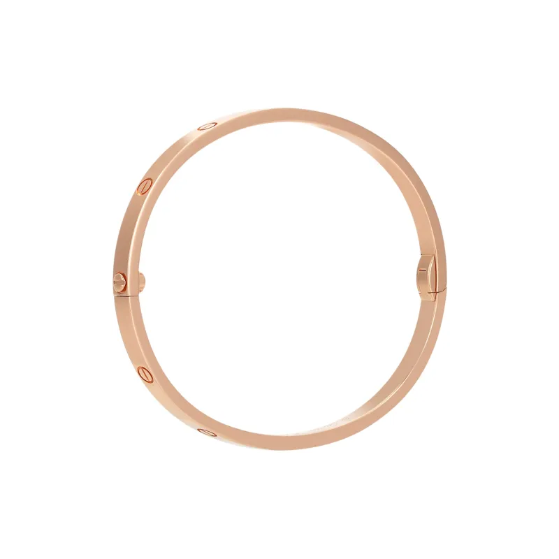 CARTIER 18K Rose Gold Bangles Unisex Rose Gold-1