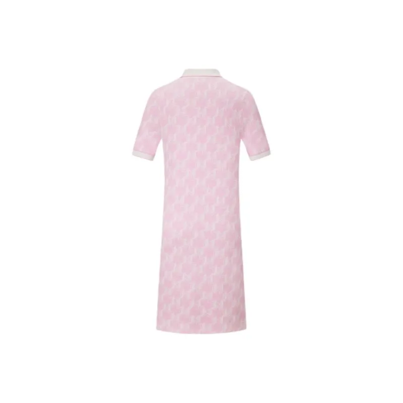 KARL LAGERFELD SS25 Short Sleeved Dress Women's Pink-1